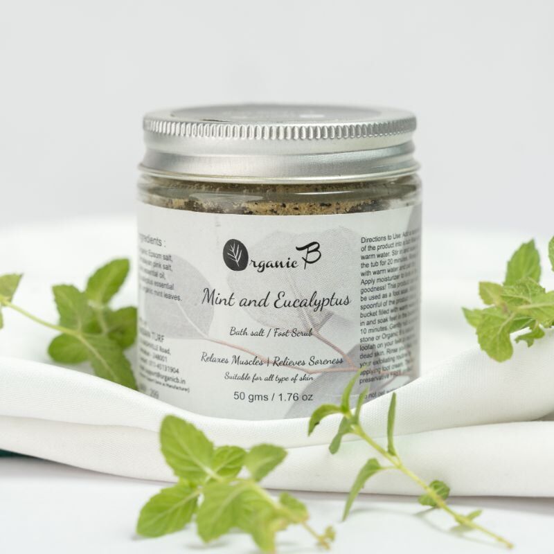 Organic B Bath Salt mint 2